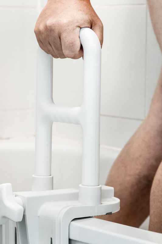 Accessible Tub with Grab Bars